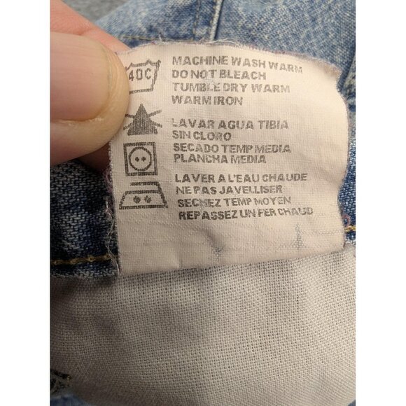 Dickies Jeans Mens 36x30 Blue Straight Leg Regular Fit Light Wash Zip Fly Y2K - Picture 12 of 12